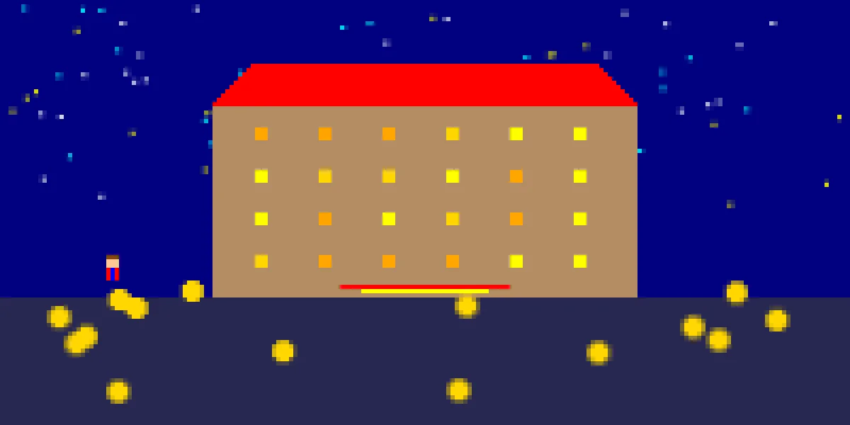 澳门天空彩票像素风格澳门赌场全景